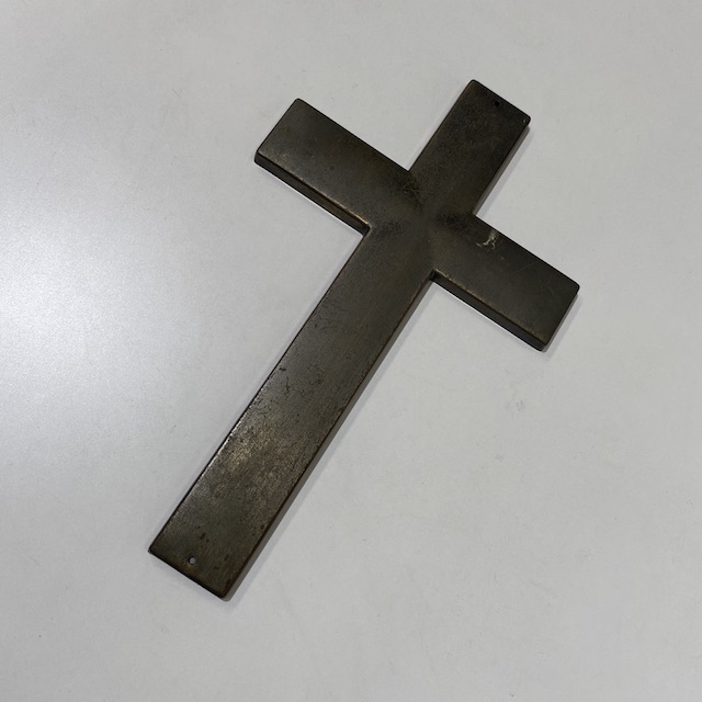 CRUCIFIX CROSS, Metal 25cm L